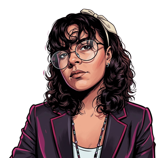 Mafer en estilo cómic